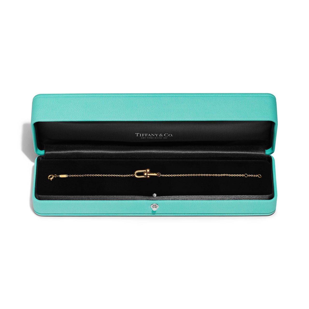 Bracelet à doubles maillons en or jaune 18 carats