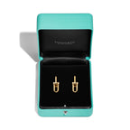 Boucles d’oreilles à maillons taille Medium en or jaune 18 carats