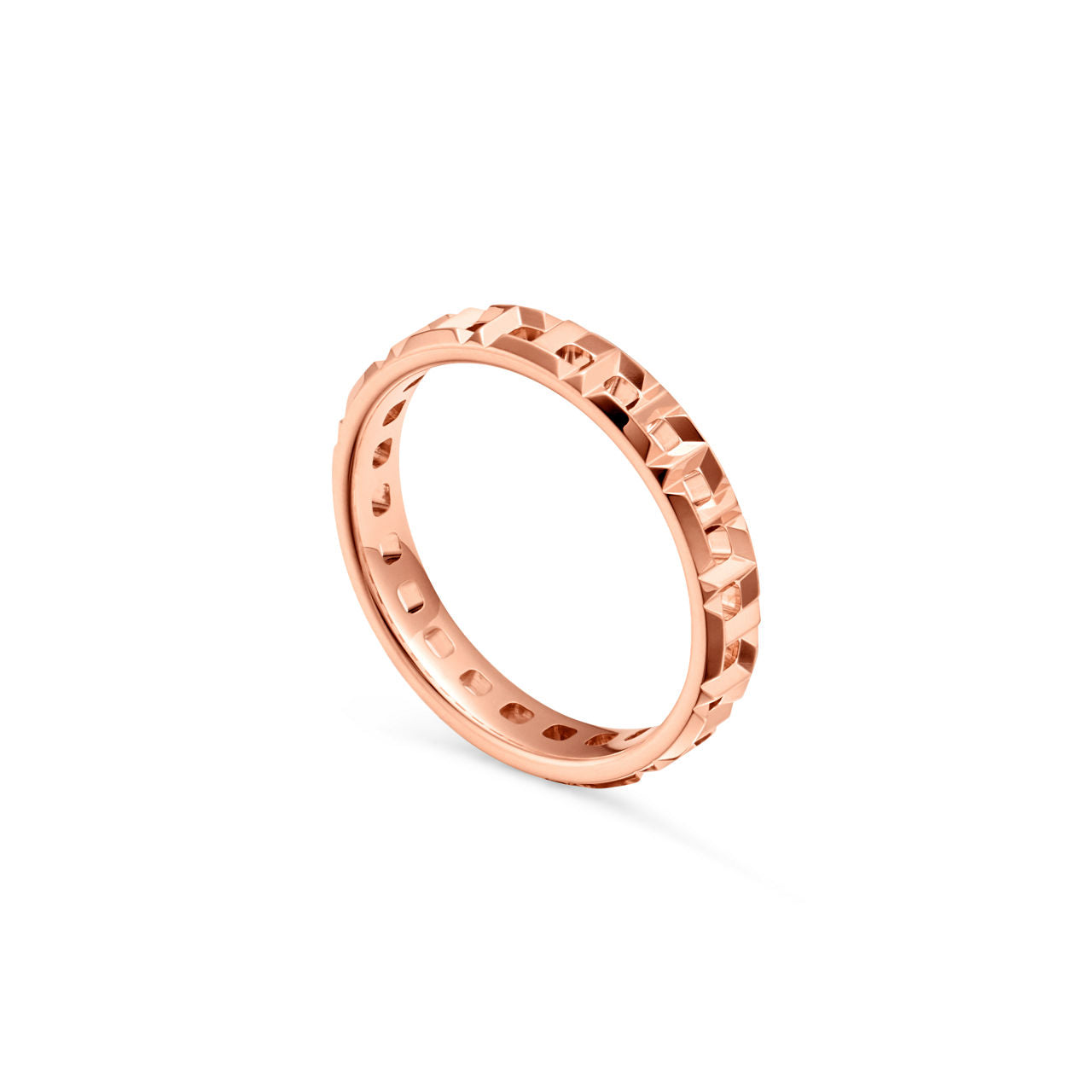 Tiffany T Bague True étroite en or rose