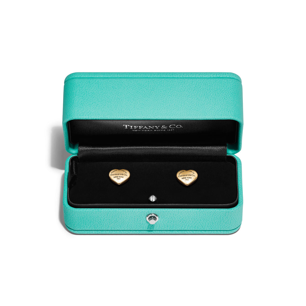 Boucles d’oreilles Cœur Plein en or jaune 18 carats