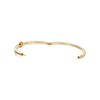 Bracelet jonc à charnière Wire orné de diamants en or jaune 18 carats