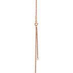 Pendentif à maillons doubles taille Small en or rose 18 carats