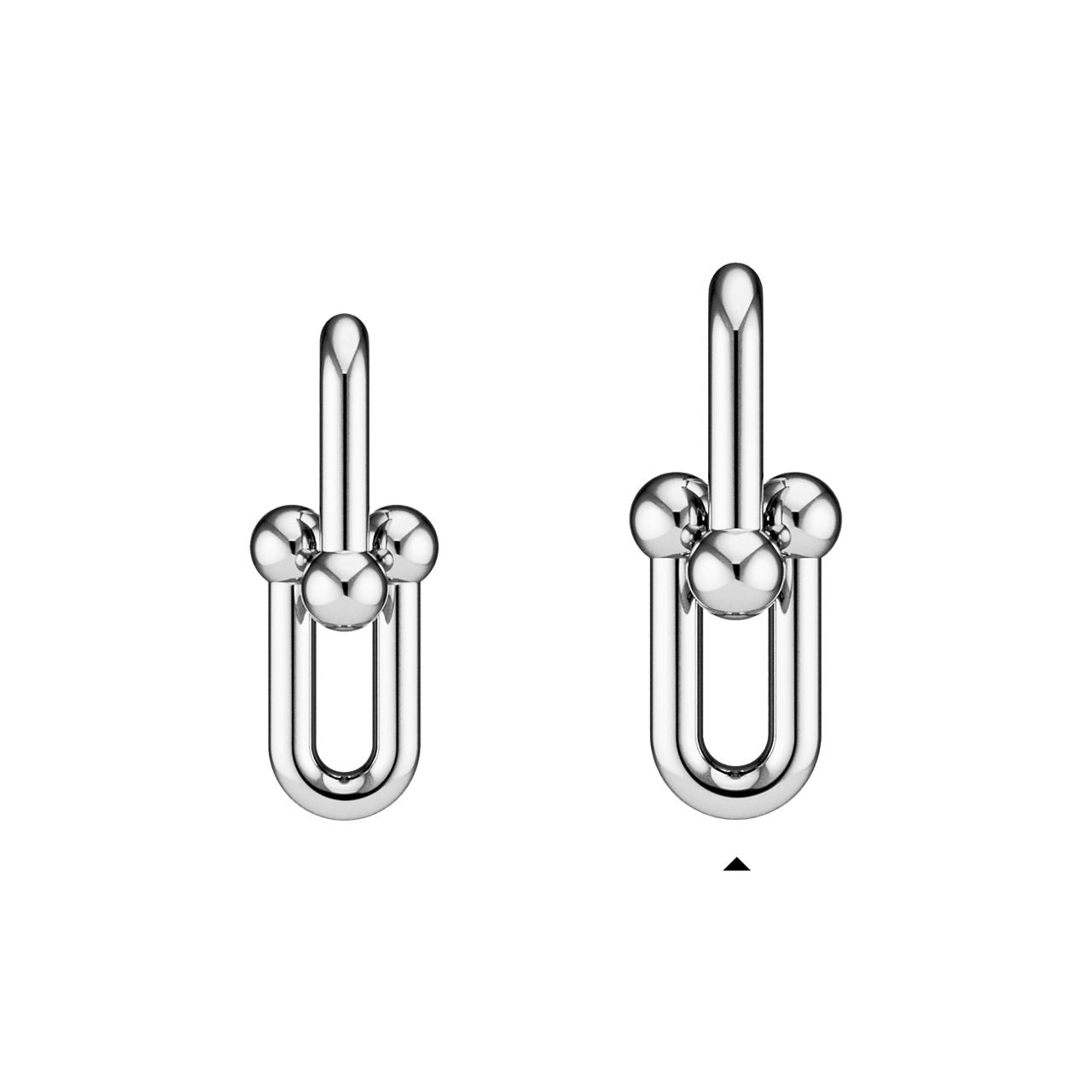 Boucles d’oreilles à maillons taille Extra-large en argent 925 millièmes