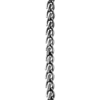 Collier à maillons taille Large en argent 925 millièmes noirci