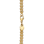 Collier de perles Plaque Cœur en or jaune 18 carats. Mini.