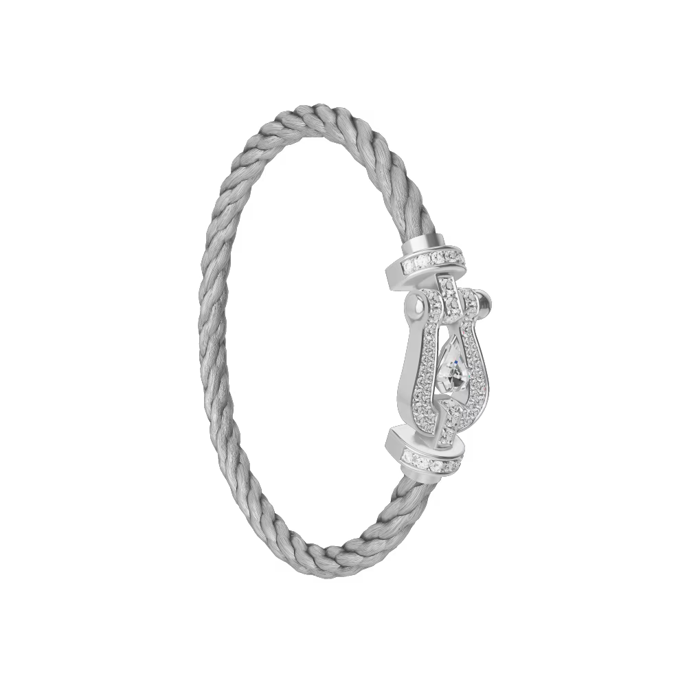 Bracelet Force 10, grand modèle, pavé, Hero Cut