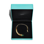 Collier Griffe en or jaune 18 carats et jade néphrite vert