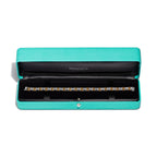 Bracelet en platine 950 millièmes, or jaune et diamants