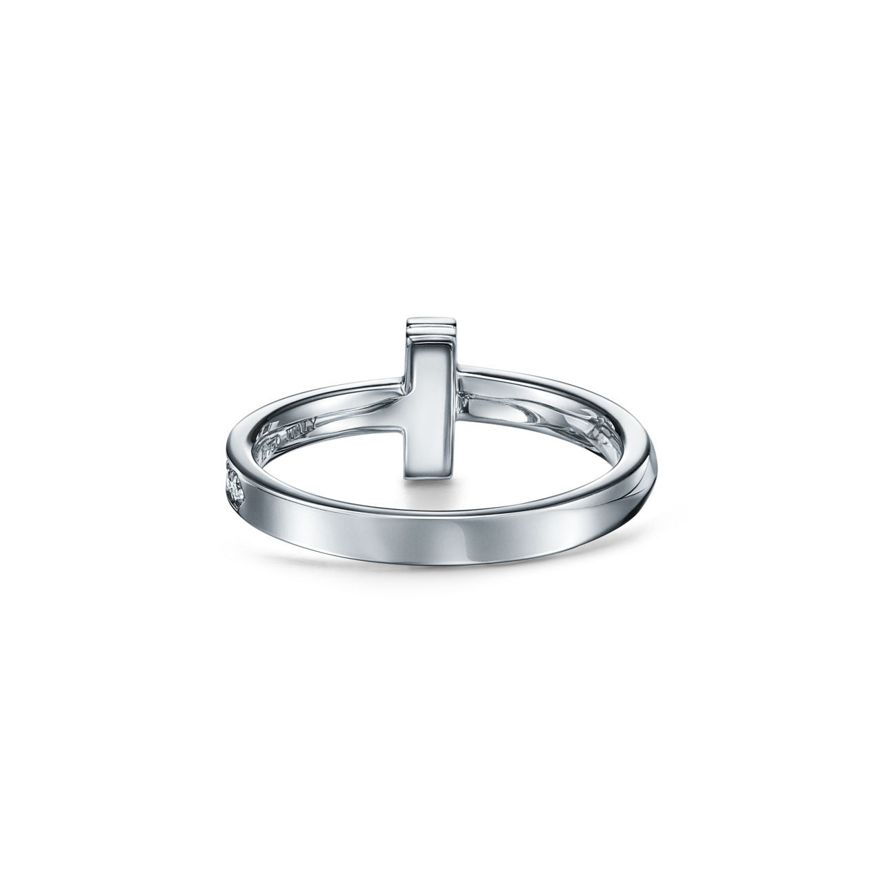 Tiffany T Bague T1 en or blanc 18 carats et diamants
