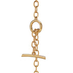 Collier double rang en or jaune 18 carats et diamants