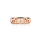 Tiffany T Bague True large en or rose