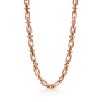 Collier en or rose et diamants
