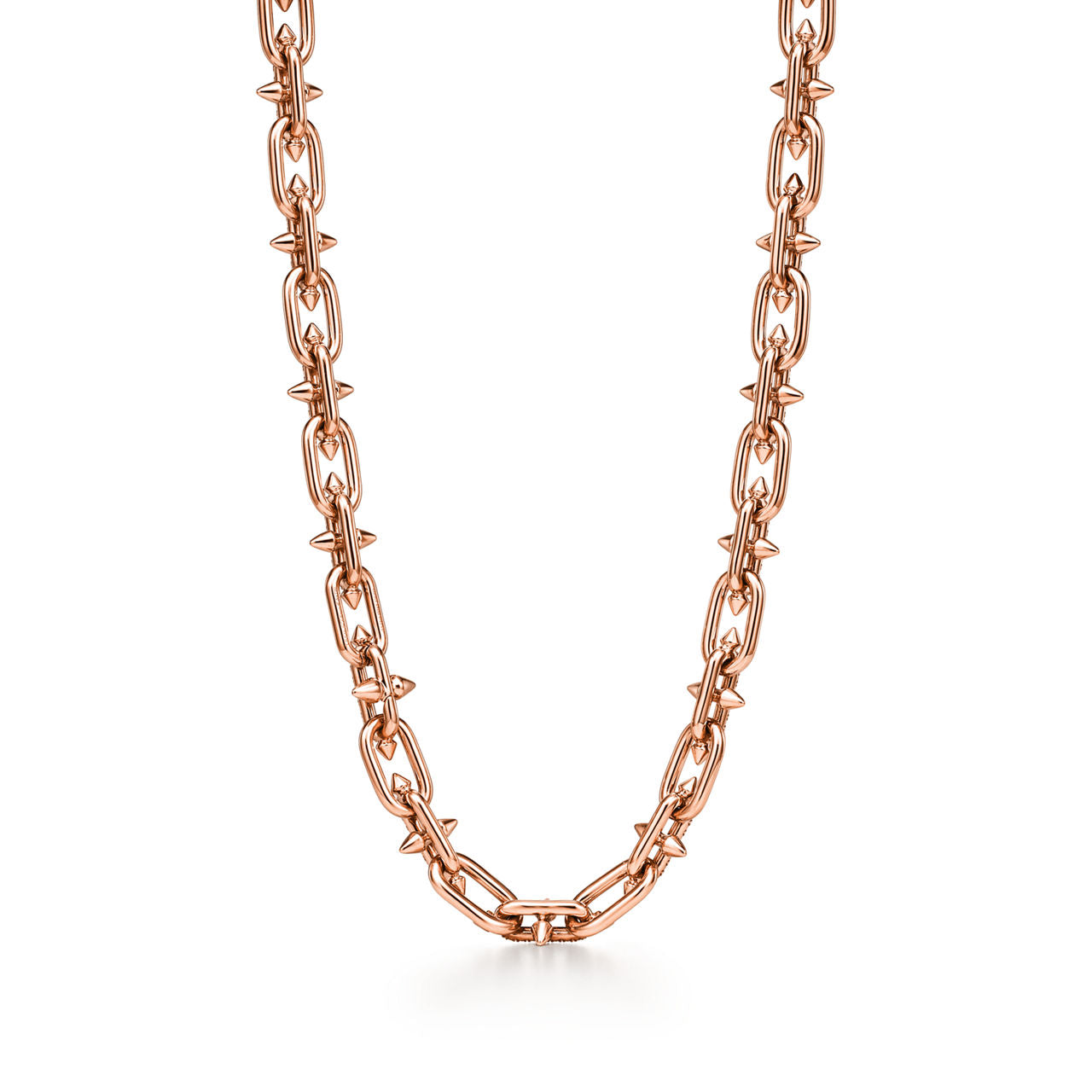 Collier en or rose et diamants