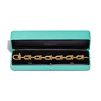 Bracelet à maillons larges en or jaune 18 carats