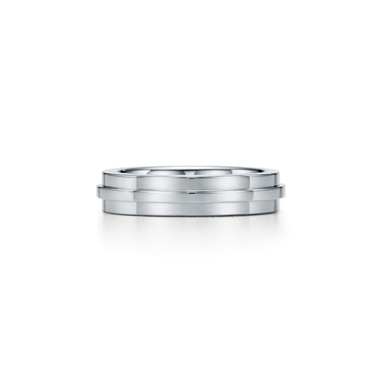Tiffany T Bague étroite en or blanc 18 carats