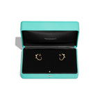 Boucles d’oreilles en or jaune 18 carats et diamants