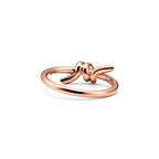 Tiffany Knot Bague en or rose 18 carats