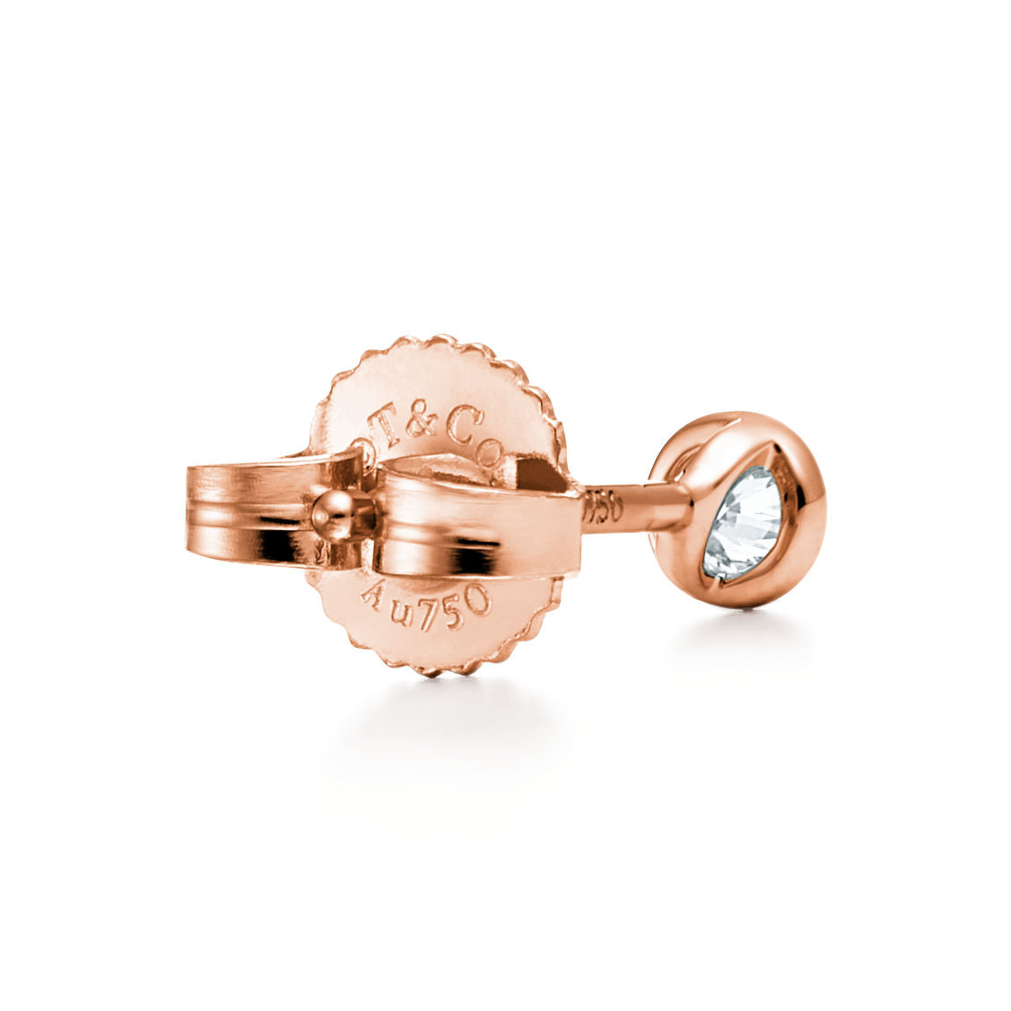 Boucles d’oreilles Diamonds by the Yard® en or rose 18 carats