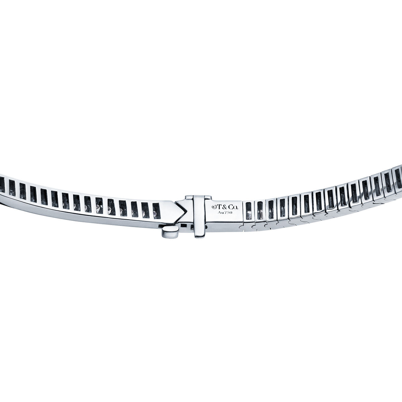 Collier en diamants T1 en or blanc 18 carats