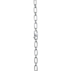 Collier cadenas à double anse en argent 925 millièmes. Small.