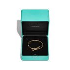Bracelet jonc Serpent en or jaune 18 carats et diamants