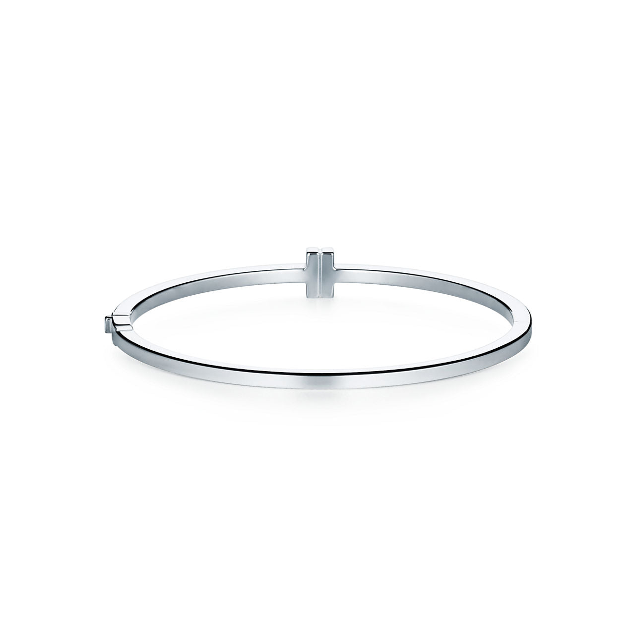 Bracelet jonc à charnière Wire orné de diamants en or blanc 18 carats
