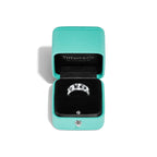 Tiffany T Bague True large en or blanc 18 carats