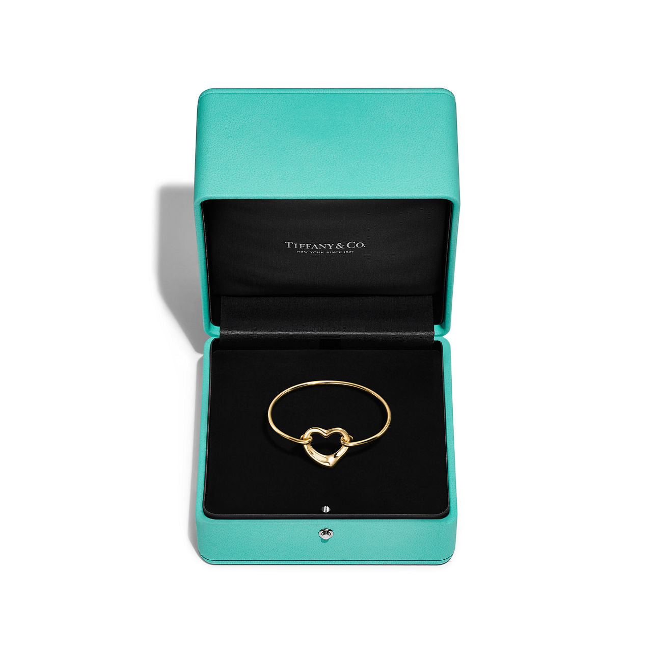 Bracelet jonc Open Heart en or jaune 18 carats