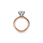 Tiffany® Setting Bague de fiançailles en or rose 18 carats