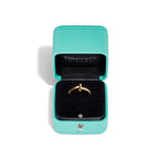 Tiffany T Bague T1 en or jaune 18 carats et diamants