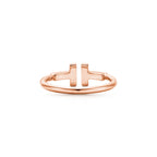 Tiffany T Bague Wire en or rose