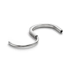 Bracelet jonc en or blanc 18 carats accentué de diamants