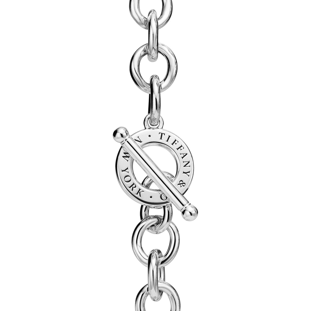 Collier Full Heart avec fermoir à bascule en argent 925 millièmes