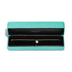 Bracelet de perles Plaque Cœur en or jaune 18 carats, Mini