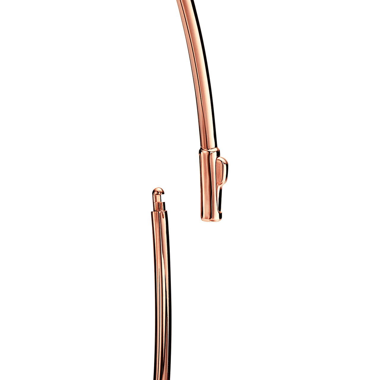 Collier en or rose 18 carats et diamants