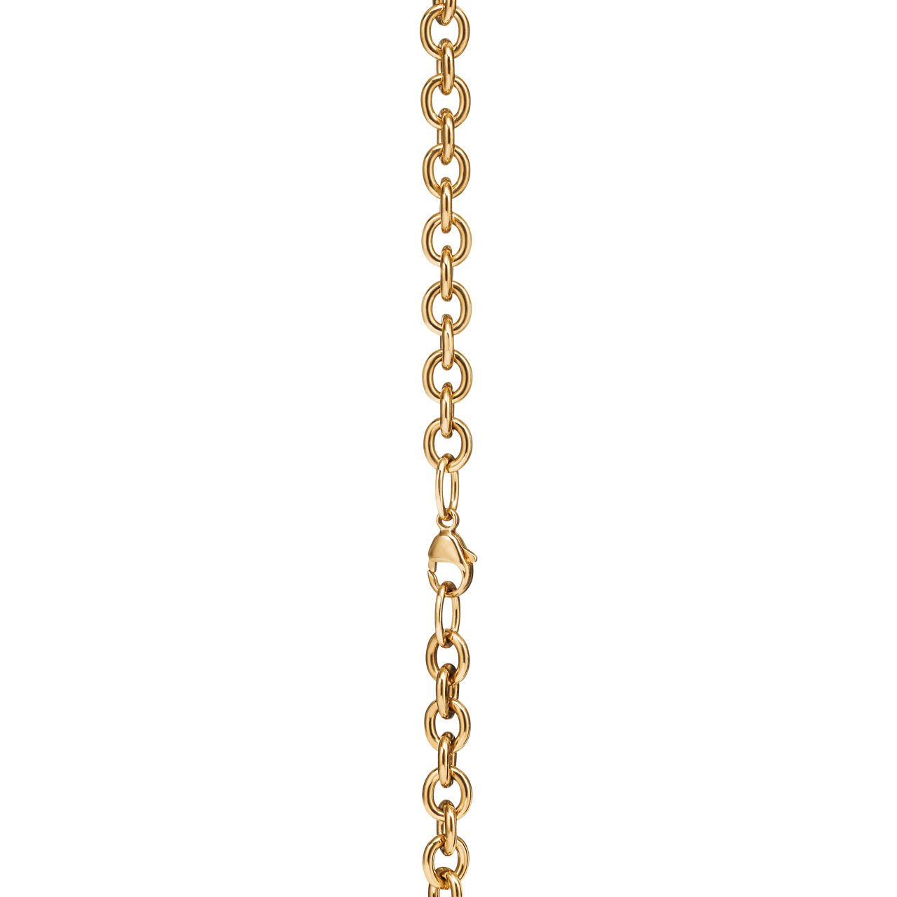Collier Plaque Cœur en or jaune 18 carats. Medium.