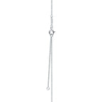 Parure collier et boucles d'oreilles en argent