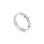 Tiffany T Bague True étroite en or blanc 18 carats