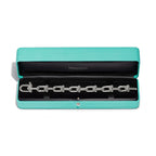 Bracelet à maillons larges en argent 925 millièmes