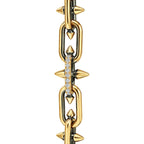 Collier noirci en or et diamants