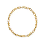 Collier en or jaune 18 carats et diamants