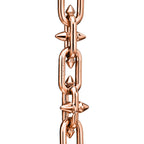 Collier en or rose et diamants
