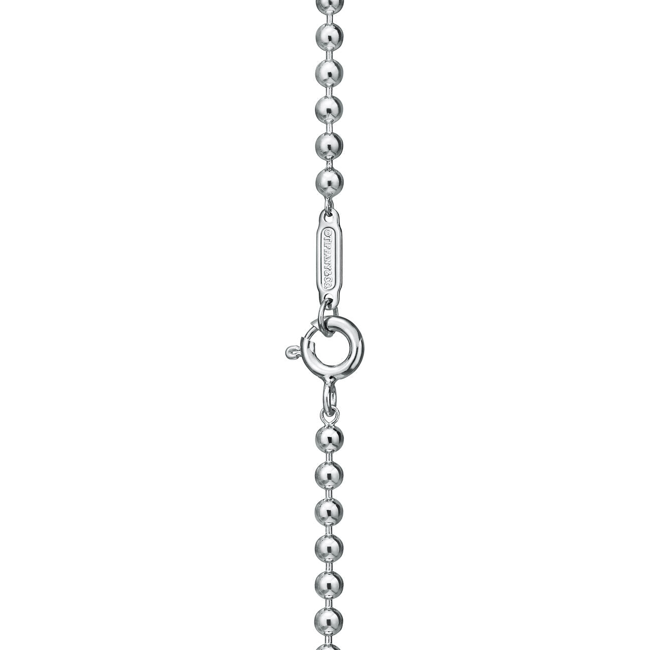 Collier de perles cadenas à double anse en argent 925 millièmes, Small