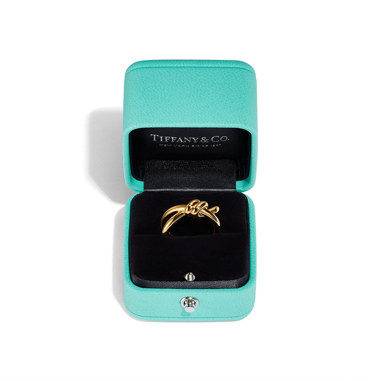 Tiffany Knot Bague double rang en or jaune 18 carats