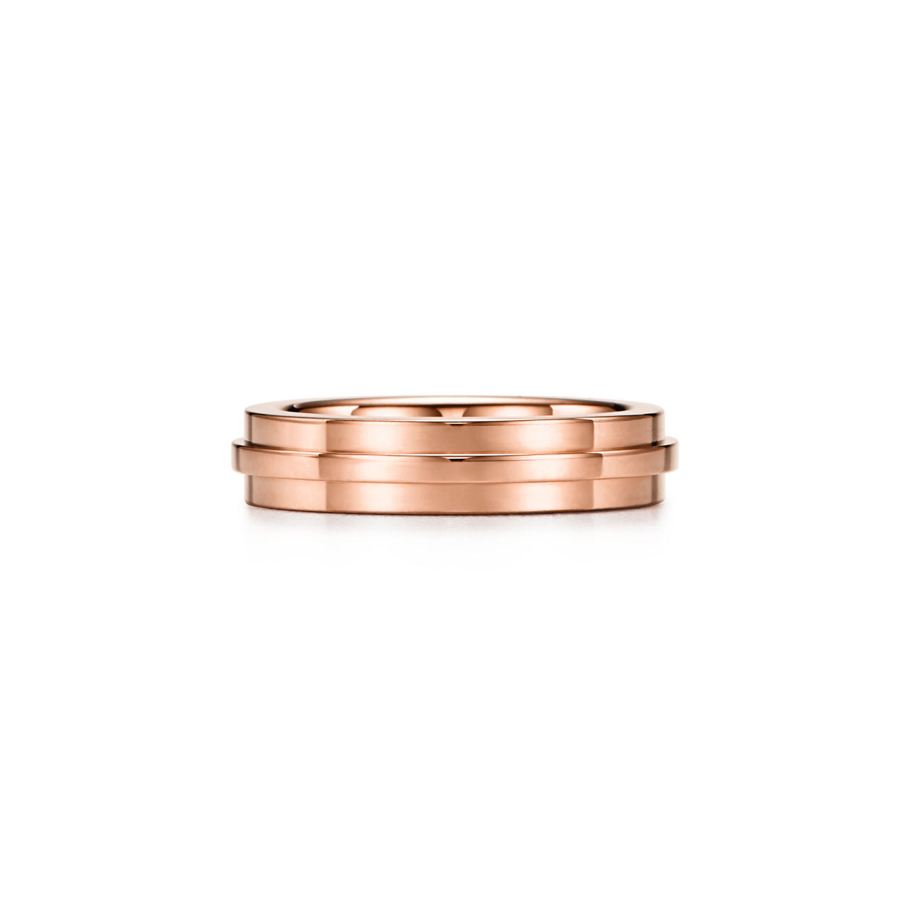 Tiffany T Bague étroite en or rose