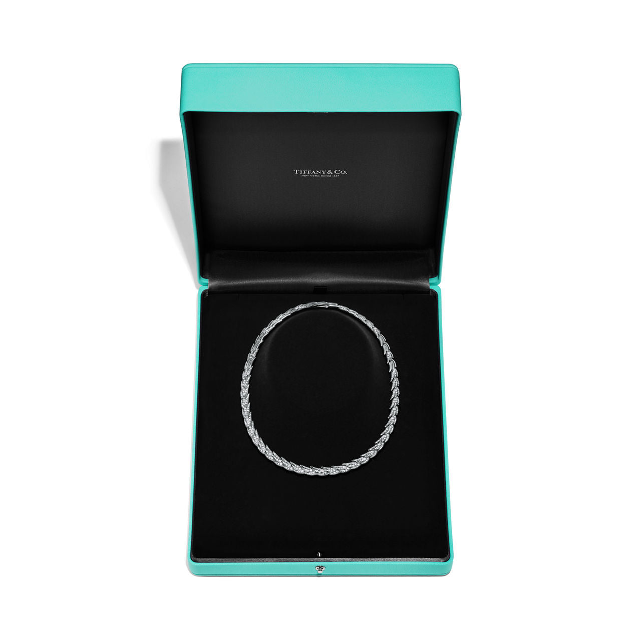 Collier pavé Wings en platine 950 millièmes et diamants