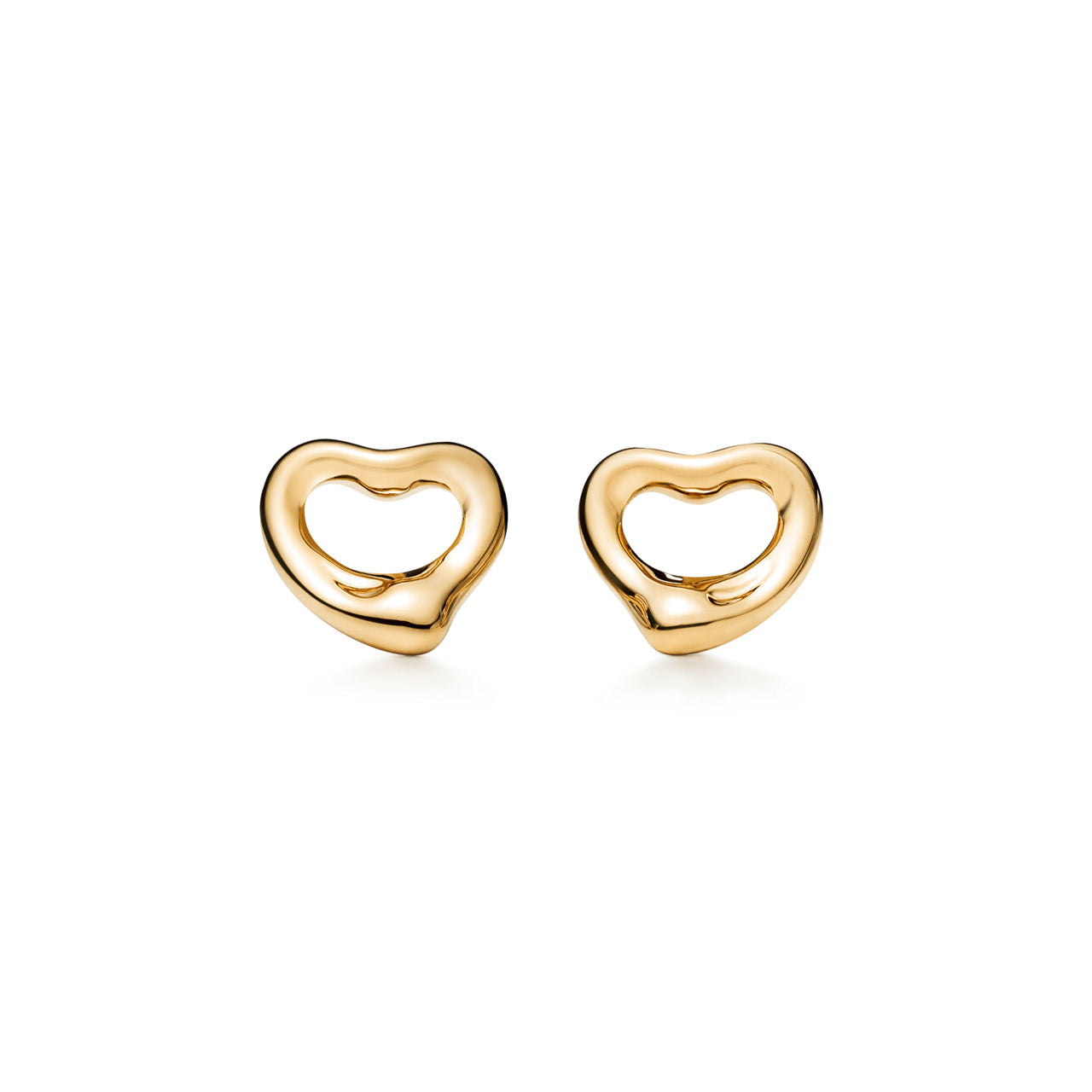Parure pendentif et boucles d’oreilles Open Heart en or jaune 18 carats