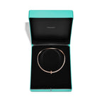 Collier T1 pavé de diamants en or rose