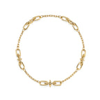 Collier parsemé de maillons Medium en or 18 carats