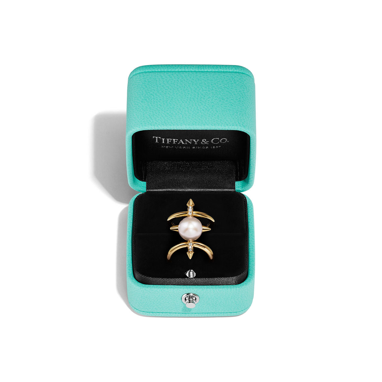 Tiffany Titan by Pharrell Williams Bague Perle en or jaune et diamants